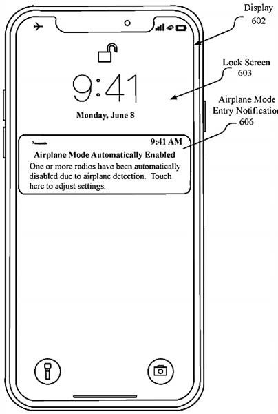 Apple Context-Based Disabling of Wireless Radios