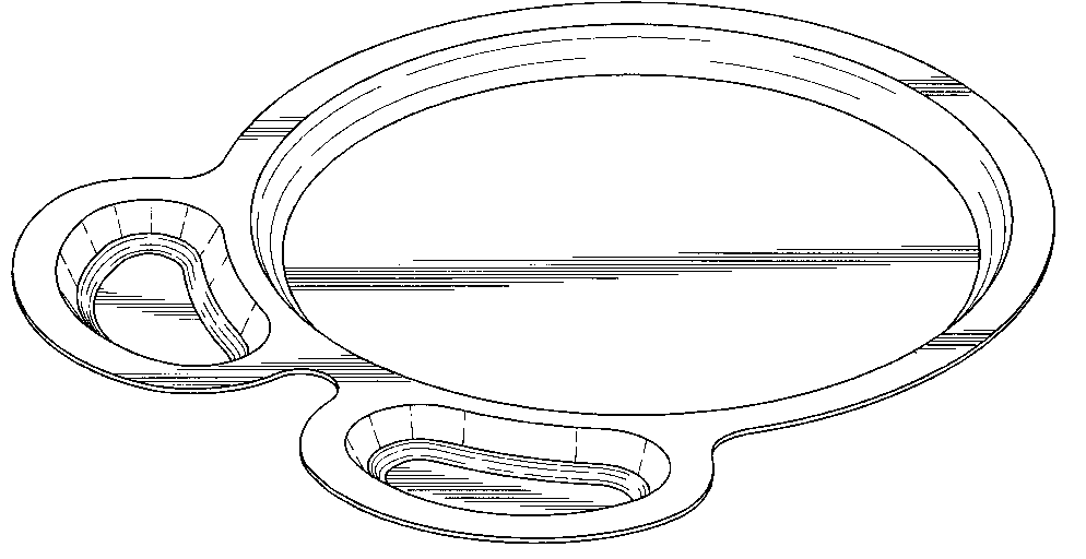 Plate having condiment wells