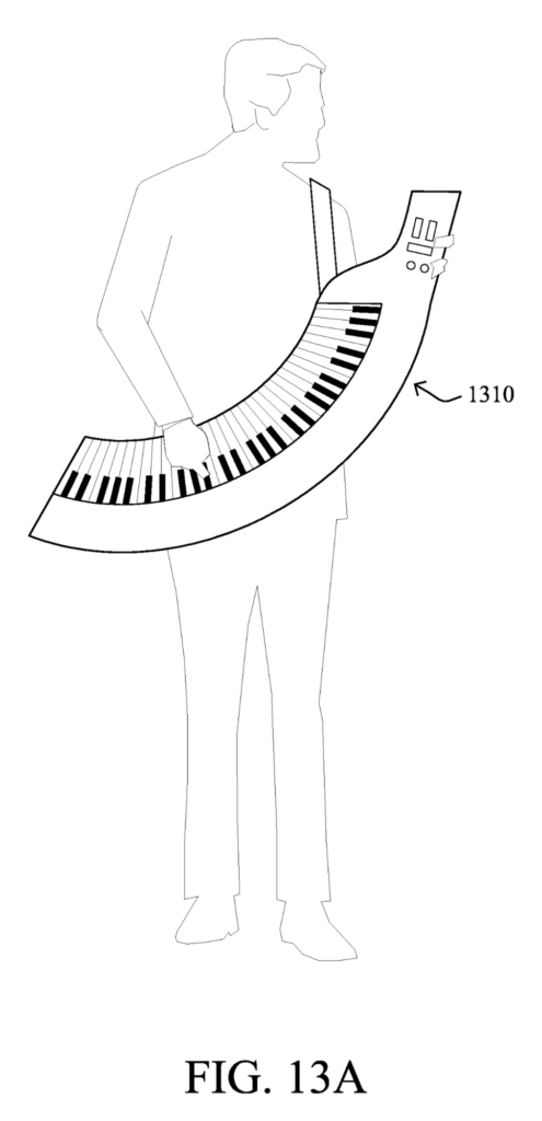 Circular piano keyboard 1