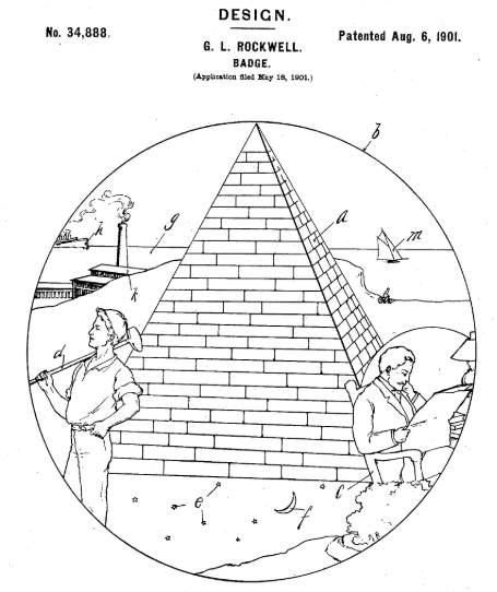 Medal design promoting the eight hour day