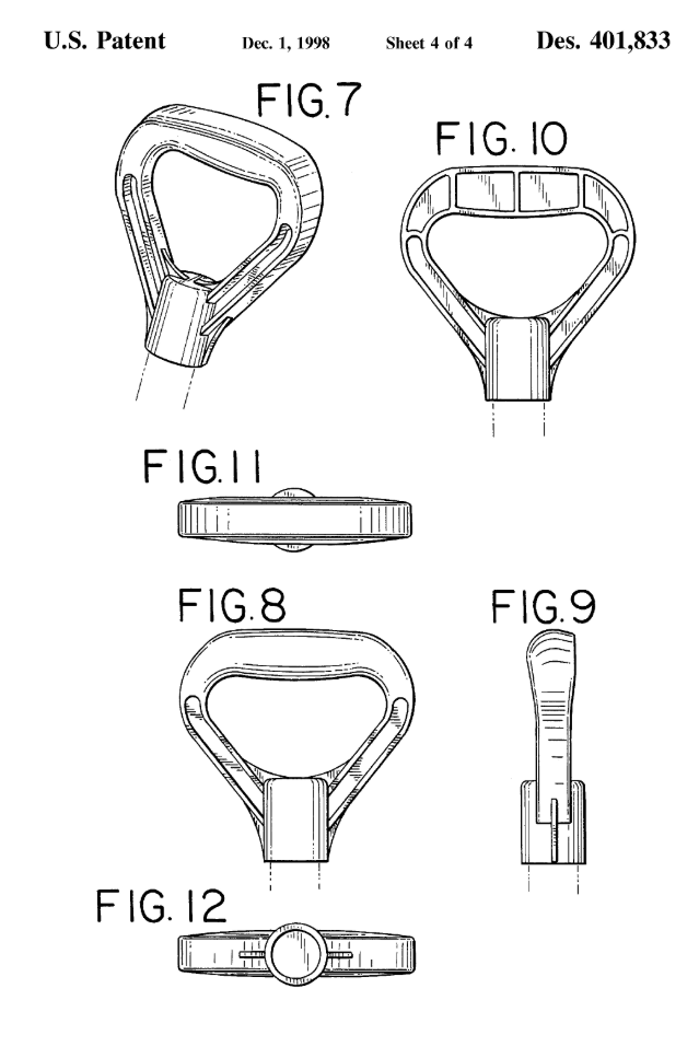 Handgrip for a child's snow shovel