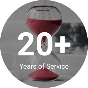 20+ years of service